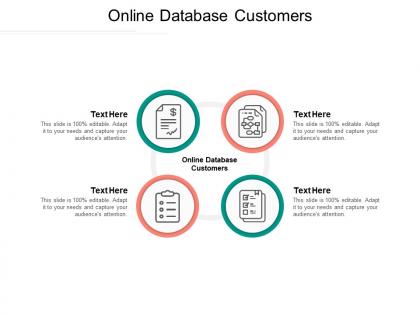 Online database customers ppt powerpoint presentation model outfit cpb