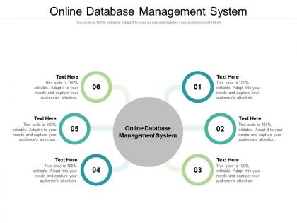 Online database management system ppt powerpoint presentation icon infographics cpb