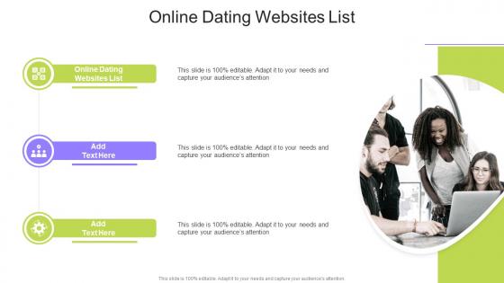 Online Dating Websites List In Powerpoint And Google Slides Cpb