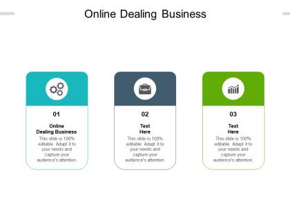 Online dealing business ppt powerpoint presentation icon slide download cpb