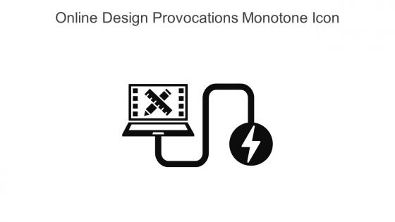 Online Design Provocations Monotone Icon In Powerpoint Pptx Png And Editable Eps Format
