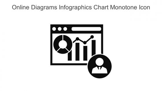 Online Diagrams Infographics Chart Monotone Icon In Powerpoint Pptx Png And Editable Eps Format
