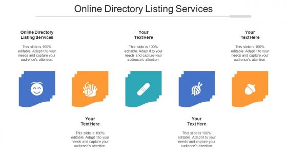 Online directory listing services ppt powerpoint presentation styles layout ideas cpb