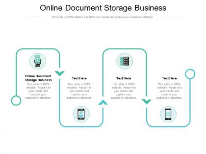 Online document storage business ppt powerpoint presentation outline background designs cpb