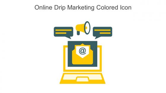 Online Drip Marketing Colored Icon In Powerpoint Pptx Png And Editable Eps Format