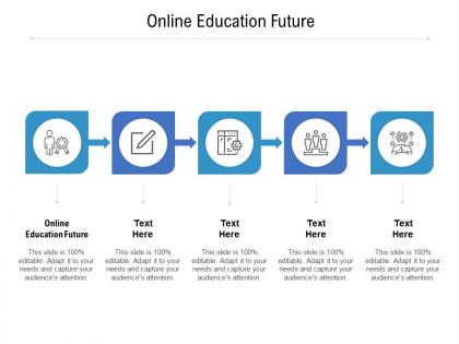 Online education future ppt powerpoint presentation slides rules cpb