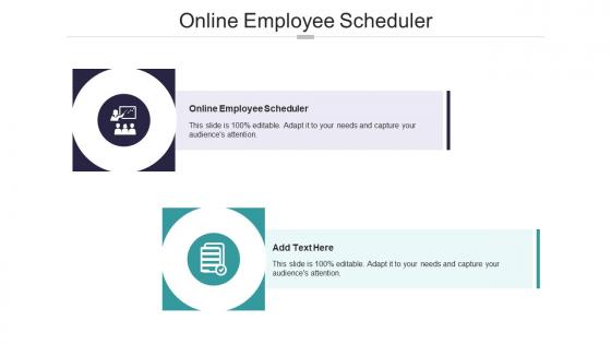 Online Employee Scheduler In Powerpoint And Google Slides Cpb