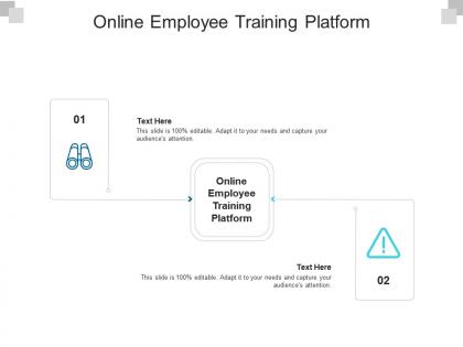 Online employee training platform ppt powerpoint presentation professional smartart cpb