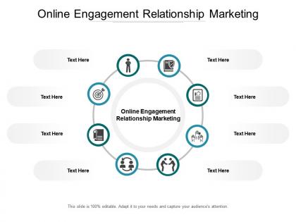 Online engagement relationship marketing ppt powerpoint presentation infographics ideas cpb