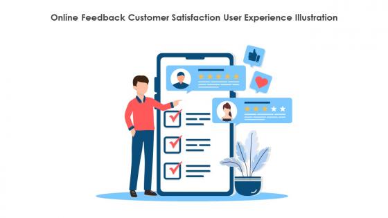 Online Feedback Customer Satisfaction User Experience Illustration