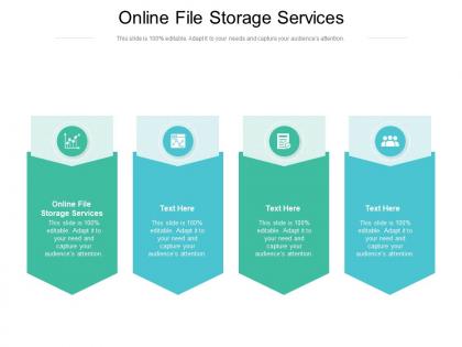 Online file storage services ppt powerpoint presentation infographic template deck cpb