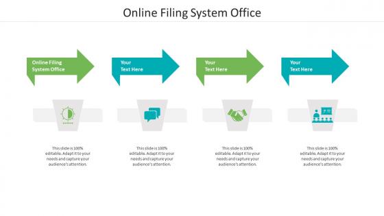 Online filing system office ppt powerpoint presentation professional example file cpb