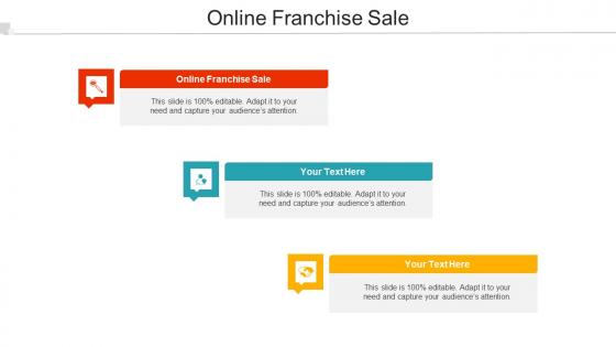 Online Franchise Sale Ppt Powerpoint Presentation File Layout Ideas Cpb
