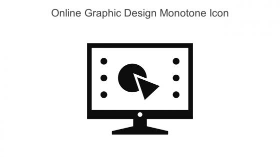 Online Graphic Design Monotone Icon In Powerpoint Pptx Png And Editable Eps Format