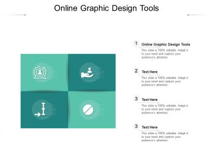 Online graphic design tools ppt powerpoint presentation outline master slide cpb