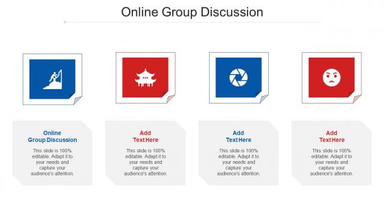 Online Group Discussion Ppt Powerpoint Presentation Pictures Tips Cpb