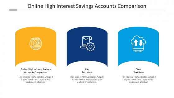 Online High Interest Savings Accounts Comparison Ppt Powerpoint Presentation Pictures Cpb