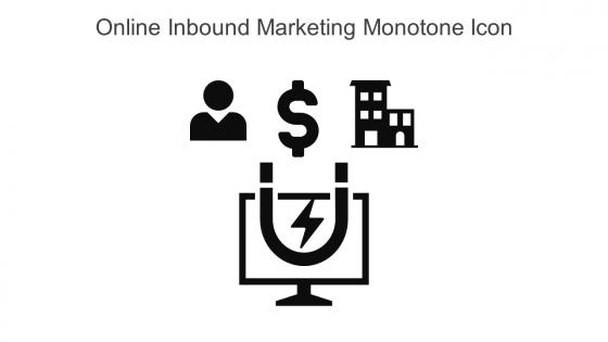 Online Inbound Marketing Monotone Icon Icon In Powerpoint Pptx Png And Editable Eps Format