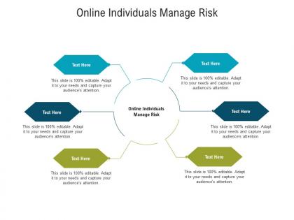 Online individuals manage risk ppt powerpoint presentation infographics inspiration cpb