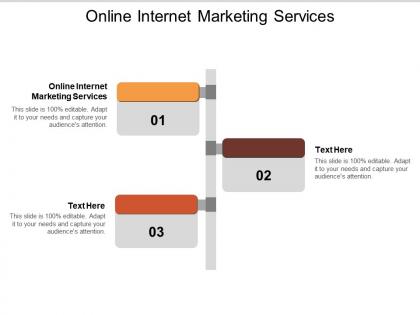 Online internet marketing services ppt powerpoint presentation slides visual aids cpb