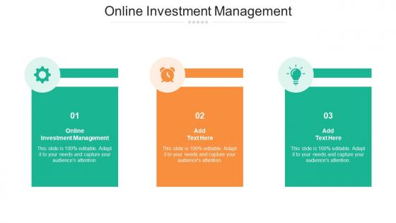 Online Investment Management Ppt Powerpoint Presentation Inspiration Design Cpb