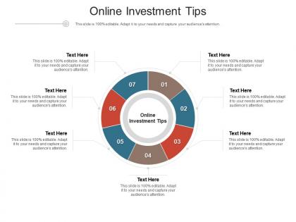 Online investment tips ppt powerpoint presentation model background image cpb