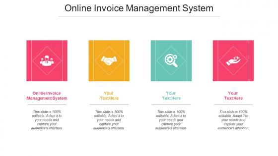 Online Invoice Management System Ppt Powerpoint Presentation Inspiration Cpb