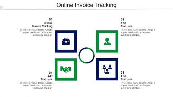 Online Invoice Tracking Ppt Powerpoint Presentation Slides Design Inspiration Cpb