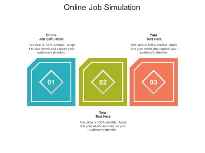 Online job simulation ppt powerpoint presentation professional rules cpb