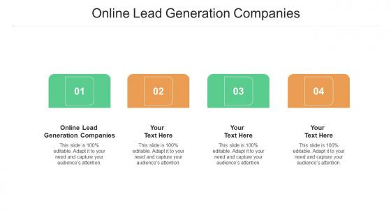 Online lead generation companies ppt powerpoint presentation infographics graphics download cpb