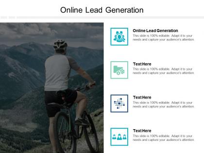 Online lead generation ppt powerpoint presentation summary design inspiration cpb