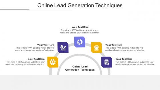 Online lead generation techniques ppt powerpoint presentation inspiration background cpb