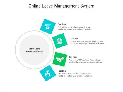 Online leave management system ppt powerpoint presentation gallery introduction cpb