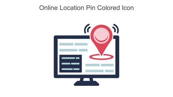 Online Location Pin Colored Icon In Powerpoint Pptx Png And Editable Eps Format