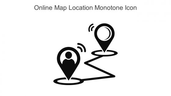 Online Map Location Monotone Icon In Powerpoint Pptx Png And Editable Eps Format