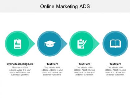 Online marketing ads ppt powerpoint presentation professional outfit cpb