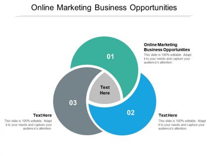 Online marketing business opportunities ppt powerpoint presentation infographics slide cpb