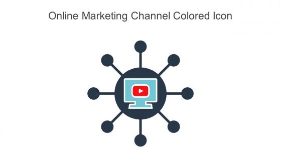 Online Marketing Channel Colored Icon In Powerpoint Pptx Png And Editable Eps Format