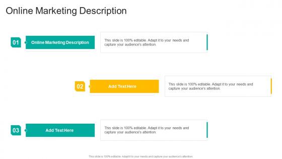 Online Marketing Description In Powerpoint And Google Slides Cpb