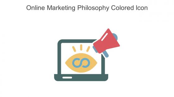 Online Marketing Philosophy Colored Icon In Powerpoint Pptx Png And Editable Eps Format
