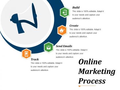 Online marketing process powerpoint slide design ideas
