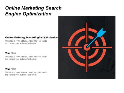 Online marketing search engine optimization ppt powerpoint presentation model slide download cpb