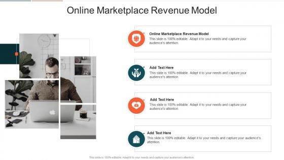 Online Marketplace Revenue Model In Powerpoint And Google Slides Cpb