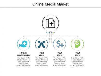 Online media market ppt powerpoint presentation infographic template layout ideas cpb