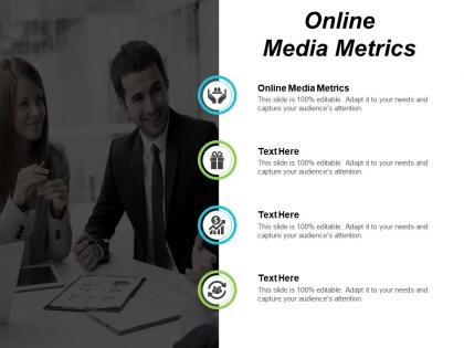 Online media metrics ppt powerpoint presentation infographic template example cpb