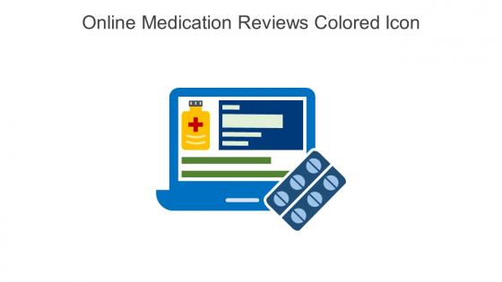 Online Medication Reviews Colored Icon In Powerpoint Pptx Png And Editable Eps Format