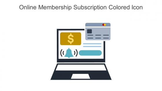Online Membership Subscription Colored Icon In Powerpoint Pptx Png And Editable Eps Format