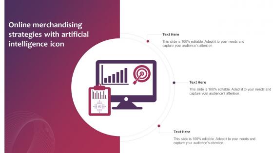 Online Merchandising Strategies With Artificial Intelligence Icon