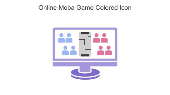 Online Moba Game Colored Icon In Powerpoint Pptx Png And Editable Eps Format