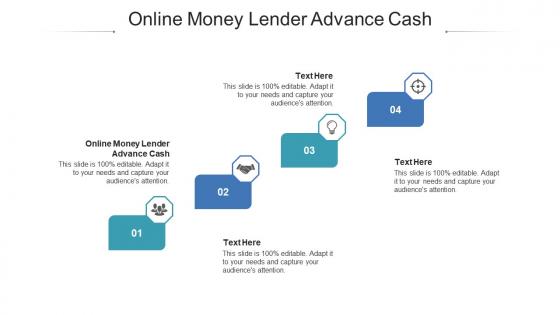 Online money lender advance cash ppt powerpoint presentation outline inspiration cpb